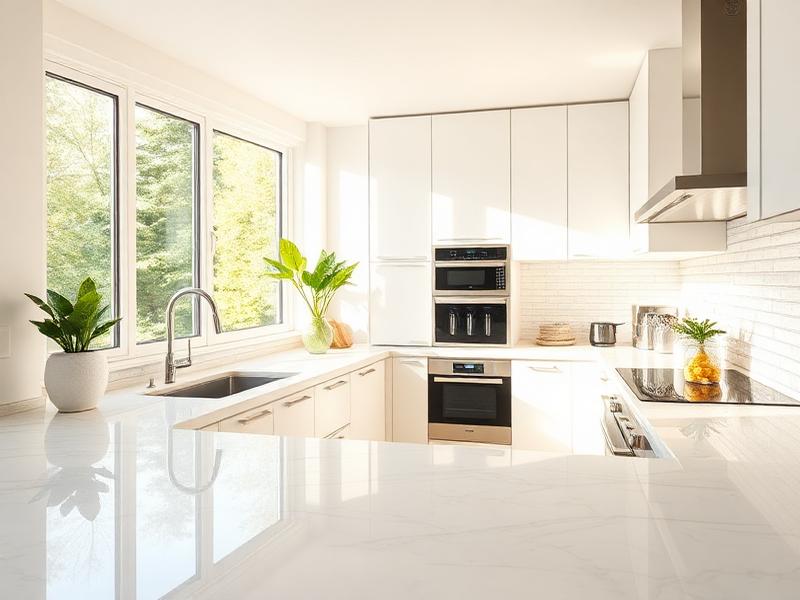 Sparkling clean modern kitchen